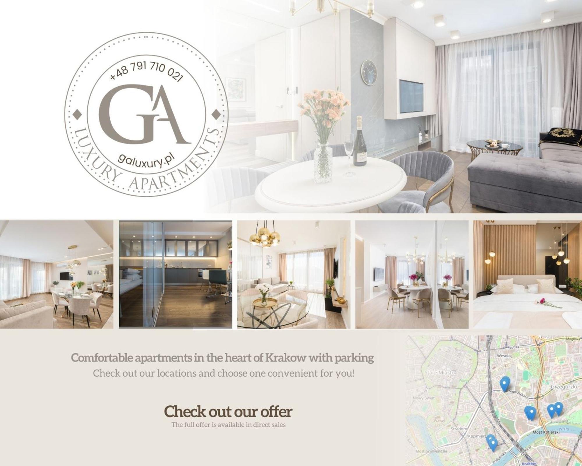 Ga Luxury Apartments M45 Krakau Exterior foto